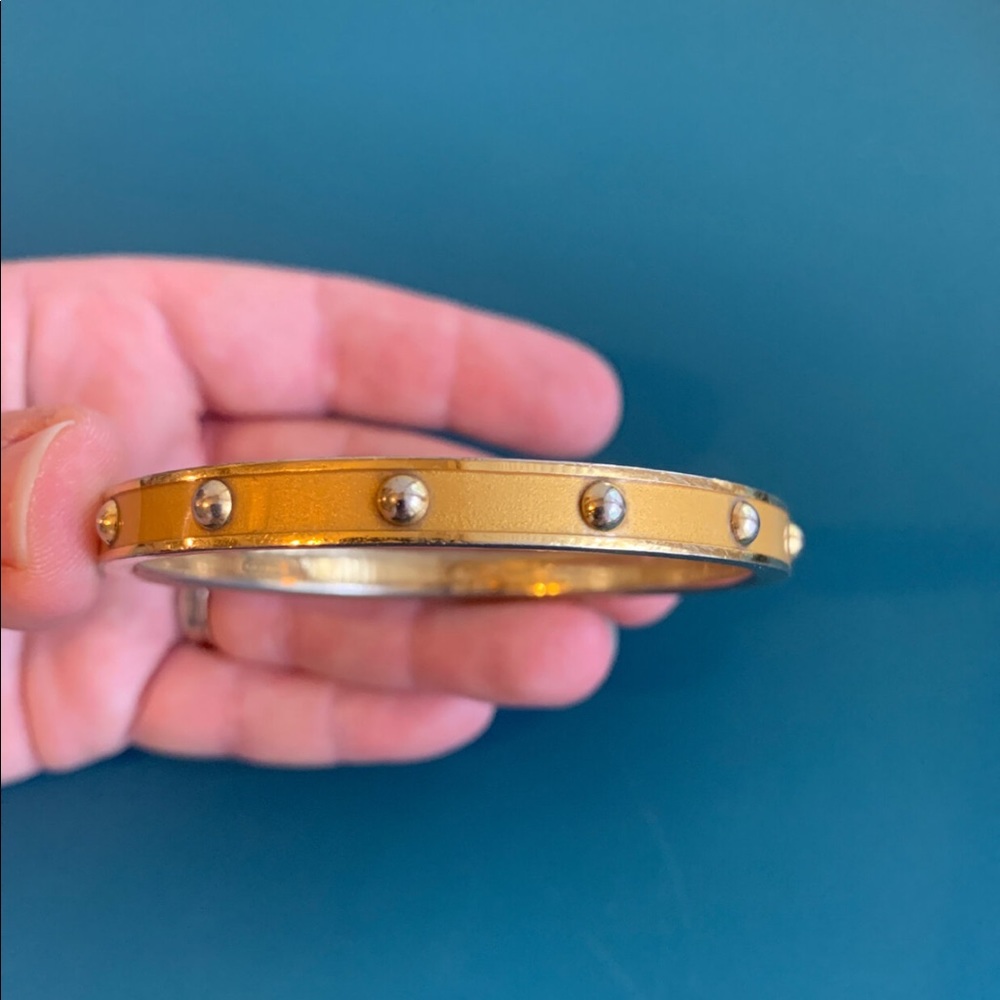 Coach Enamel Studded Bangle